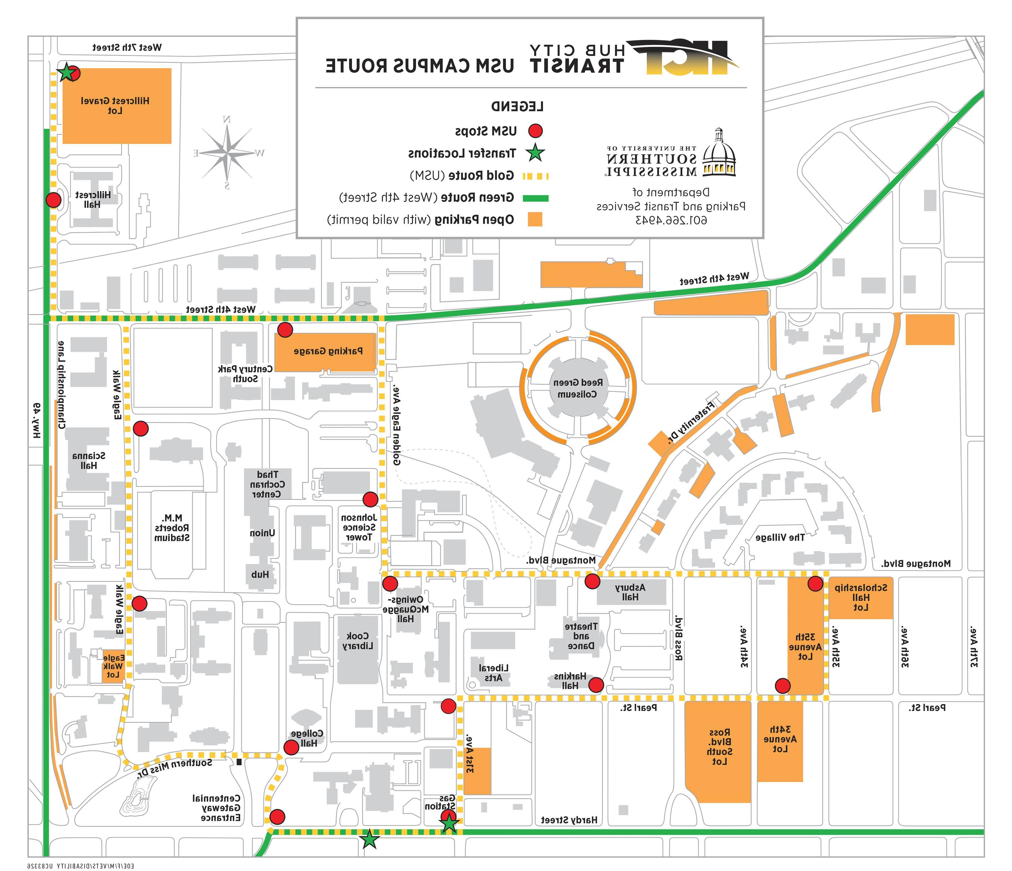 Hub City Transit Map